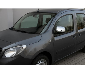 Накладки на дзеркала (2 шт, нерж.) OmsaLine - Італійська нержавійка для Mercedes Citan 2013-2021 рр