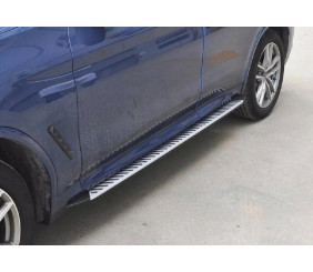 Бокові пороги OEM (2 шт) для BMW X4 G02 2018- рр