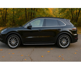 Бокові пороги підніжки (2 шт., алюміній) для Porsche Cayenne 2018- рр