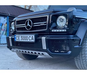 Передній бампер AMG G63/G65 (в зборі) G63 (хромована сітка) для Mercedes G сlass W463 1990-2018 рр