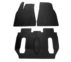 Гумові килимки (6-місний, Stingray Premium) для Tesla Model X 2015- рр