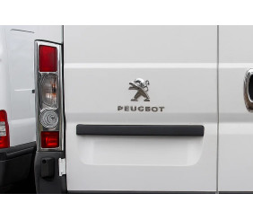 Накладки на стопи (2 шт, нерж.) для Peugeot Boxer 2006-2025 рр