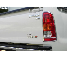 Накладки на стопи 2004-2008 (2 шт, пласт) для Toyota Hilux рр