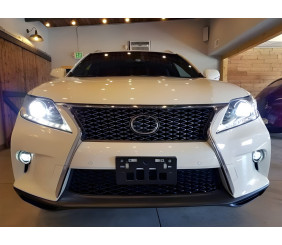 Передній бампер F-Sport (рестайлінг) 2009-2012, з фарами для Lexus RX рр