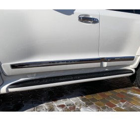 Комплект дверних молдингів (2008-2016) Білий колір (BKT) для Toyota Land Cruiser 200 рр