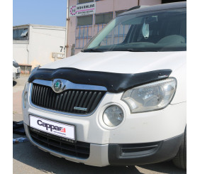 Дефлектор капота 2009-2013 (EuroCap) для Skoda Yeti рр