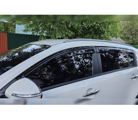 Вітровики (4 шт, HIC) для Kia Sportage 2010-2015 рр