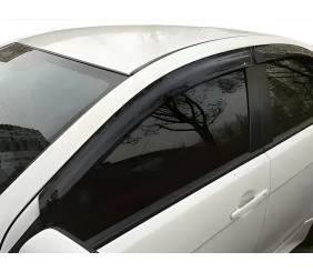 Вітровики (4 шт, HIC) для Mitsubishi Lancer X 2008- рр