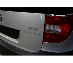 Накладки на задні фонарі (2 шт., нерж) для Skoda Yeti 2009-2017 рр