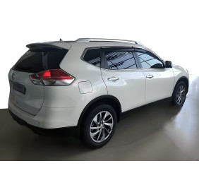 Вітровики з хром молдингом (4 шт, HIC) для Nissan X-trail T32/Rogue 2014-2021 рр