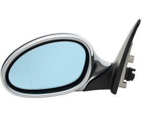 Хром накладки на дзеркала 2005-2008 (2 шт, ABS) для BMW 3 серія E90/E91 рр