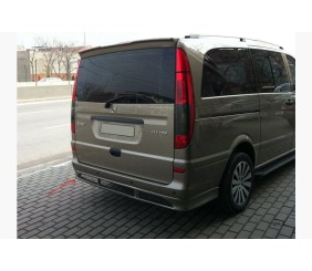 Накладка на задній бампер Sport (під фарбування) для Mercedes Viano 2004-2014 рр