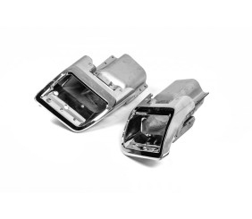 Насадки Autobiography (2 шт, нерж) для Range Rover III L322 2002-2012 рр