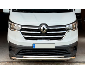 Передній захист ST014 (нерж.) d60/42 для Fiat Talento 2016- рр