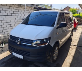 Передні фари LED з вогнями 2015-2019 (Black, 2 шт) для Volkswagen T6 рр