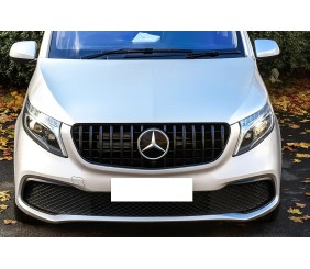 Передня решітка GT Panamericana Black (2014-2019 для V-class) для Mercedes Vito/V-class W447 2014- рр