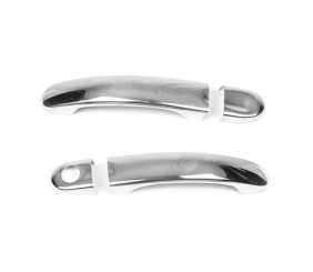 Накладки на ручки OmsaLine (2 шт., нерж) для Volkswagen EOS 2006-2011 рр