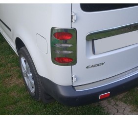 Накладки на стопи V2 (2 шт., нерж) Carmos - Турецька сталь для Volkswagen Caddy 2004-2010 рр