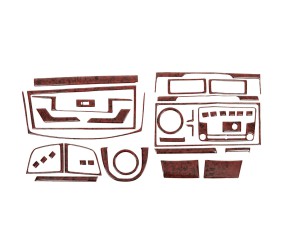 Накладки на панель (2015-2019) Дерево для Volkswagen T6 рр