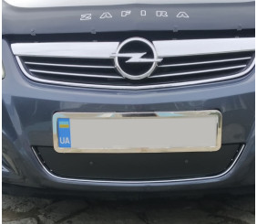Зимова накладка на решітку (2008-2011) Глянцева для Opel Zafira B рр