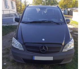 Зимова накладка на решітку V2 (2010-2015) Глянцева для Mercedes Vito W639 рр