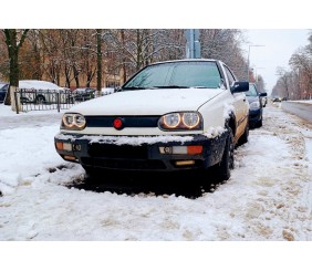 Зимова накладка на решітку Глянцева для Volkswagen Golf 3 1991-2001 рр