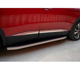 Молдинг дверний (4 шт, нерж) для Citroen C5 Aircross 2017- рр