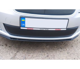 Зимова накладка на решітку (2011-2014, нижня) Глянцева для Skoda Fabia рр