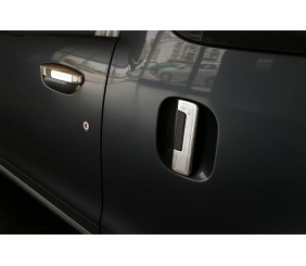 Накладки на ручки (4 шт., нерж.) Carmos - Турецька сталь для Renault Dokker 2013-2022 рр