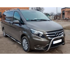 Кенгурятник WT006 (нерж.) для Mercedes Vito/V-class W447 2014- рр