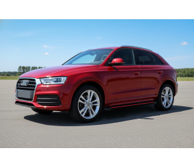 Бокові пороги Maya Red (2 шт., алюміній) для Ауди Q3 2011-2019 рр