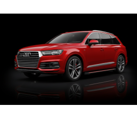 Бокові пороги Maya Red (2 шт., алюміній) для Ауди Q7 2015- рр