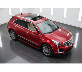 Бокові пороги Maya Red (2 шт., алюміній) для Cadillac XT5 2016- рр