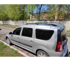 Рейлінги чорні Металеві ніжки для Lada Largus 2012- рр