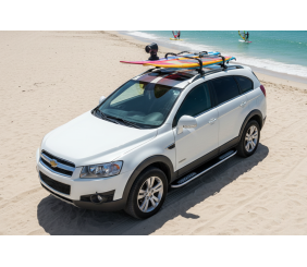 Бокові пороги Tayga V2 (2 шт., алюміній) 2006-2015 для Chevrolet Captiva рр