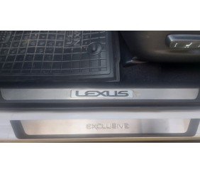 Накладки на пороги (4 шт.) Exclusive для Lexus NX 2014-2021 рр