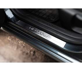 Накладки на пороги OmsaLine (4 шт, нерж) для Renault Megane IV 2016-2025 рр