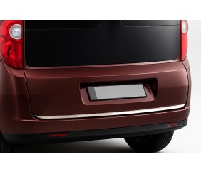 Накладка кромки кришки багажника (нерж.) Carmos - Турецька сталь для Fiat Doblo II 2010-2022 рр