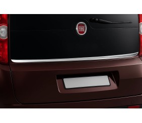 Накладка нижньої кромки заднього скла (нерж) для Fiat Doblo II 2010-2022 рр