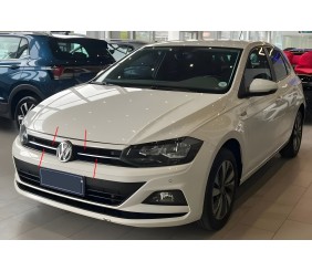 Накладка на решітку (основна, нерж) для Volkswagen Polo 2017- рр