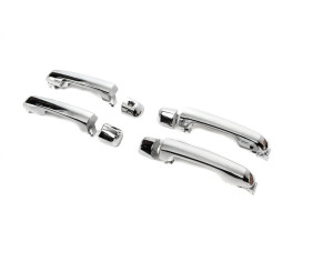 Дверні ручки в зборі 2015-2021 (Хром, 4 шт) для Toyota Land Cruiser 200 рр