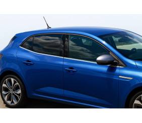 Нижня окантовка вікон (HB, 6 шт, нерж) OmsaLine - Італійська нержавійка для Renault Megane IV 2016-2025 рр