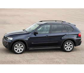 Бокові пороги Allmond Black (2 шт., алюміній) для BMW X5 E70 2007-2013 рр