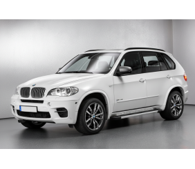 Бокові пороги RedLine V1 (2 шт., алюміній) для BMW X5 E70 2007-2013 рр