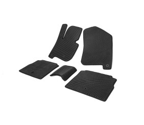 Поліуретанові килимки EV (EVA, чорні) для Kia Soul II 2013-2018 рр