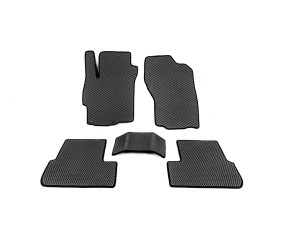Поліуретанові килимки (EVA, чорні) для Mitsubishi Lancer X 2008- рр