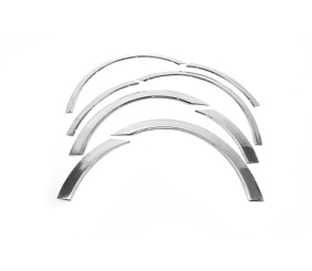 Накладки на арки (SW, 8 шт, нерж) для Toyota Avensis 2009-2018 рр