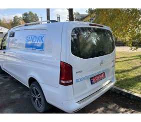 Рейлінги Хром DDU (пласт. ніжки) Довга база (EXTRALONG) для Mercedes Vito/V-class W447 2014- рр