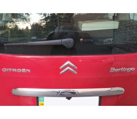 Хром планка над номером (нерж) для Citroen Berlingo 2008-2018 рр