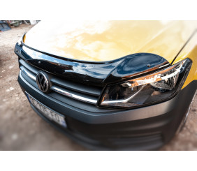 Дефлектор капоту (EuroCap) для Volkswagen Caddy 2015-2020 рр